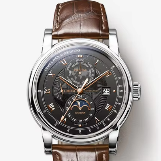 Luxury Watch In The World - LOBINNI Men Automatic Watch 42MM Mechanical