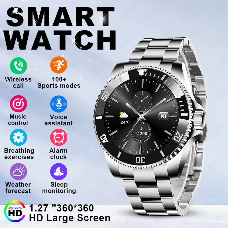 Luxury Watch Hd - LIGE 2026 Smart Watch 1.27