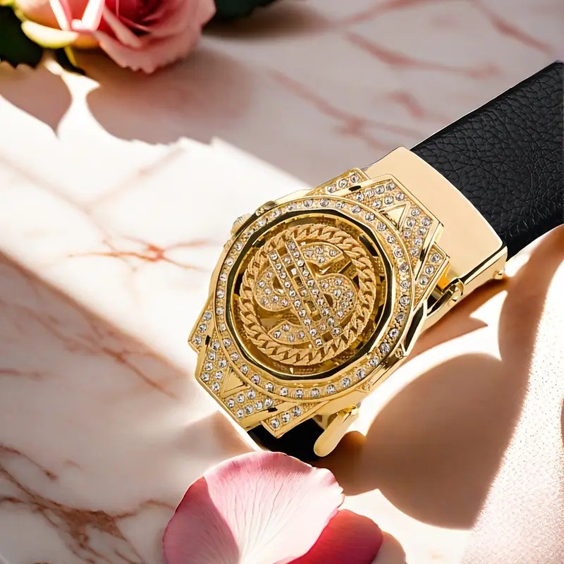 Luxury Watch China - New Luxury Golden Watch Buckle Brown