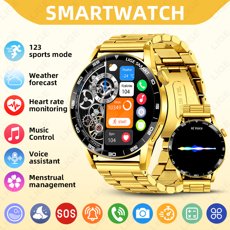 Luxury Watch In The World - LIGE Luxury Smart Watch For Man