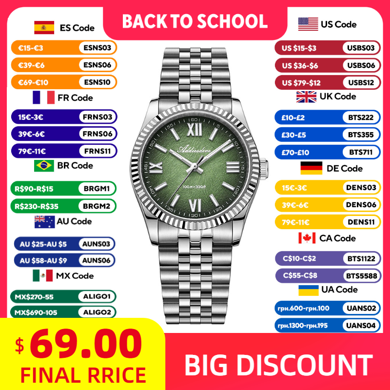 Luxury Watch Usa - ADDIESDIVE Elegant Watch for Woman Luxury