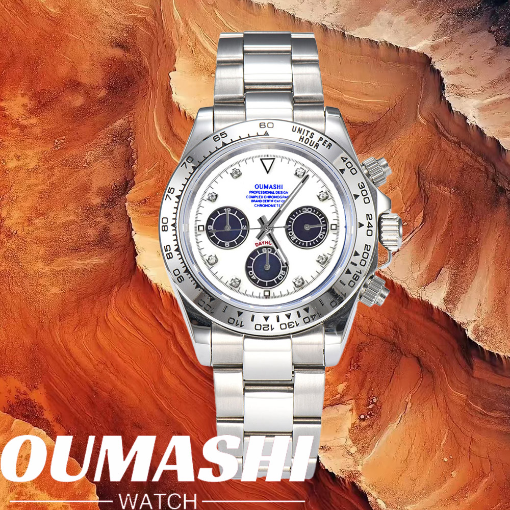 Luxury Watch Time - Luxury VK63 Watches Sapphire Glass 316L