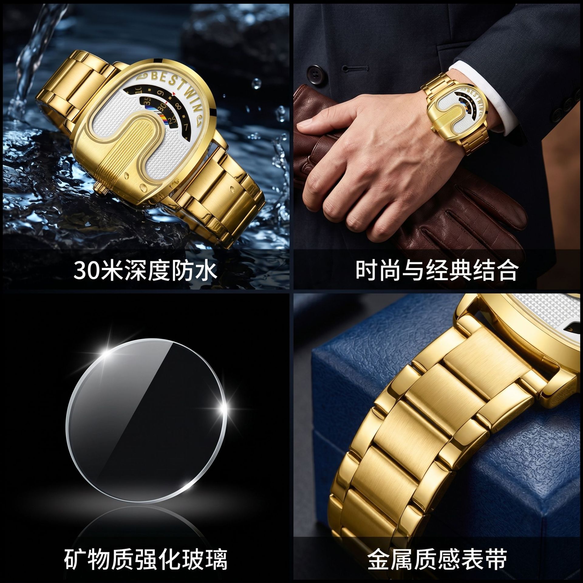 Gold Top Brand Luxury Men Watc - đánh giá và giá Luxury Watch For Men