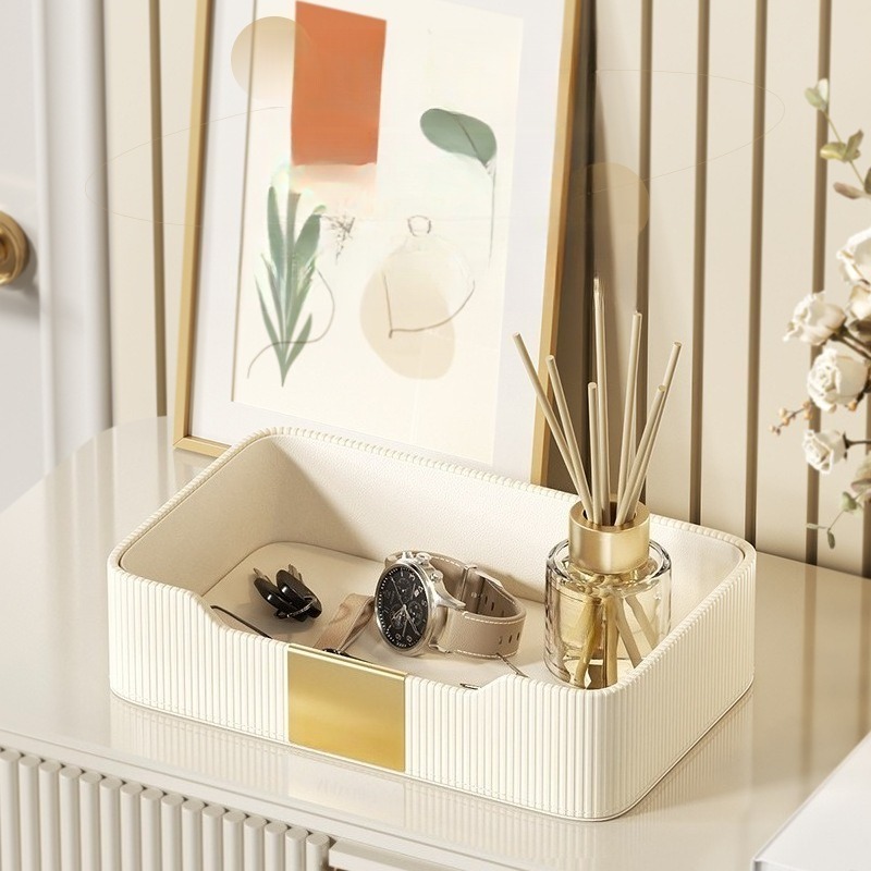 PU Leather Desk Tray - Multi-L - đánh giá và giá Luxury Watch Level