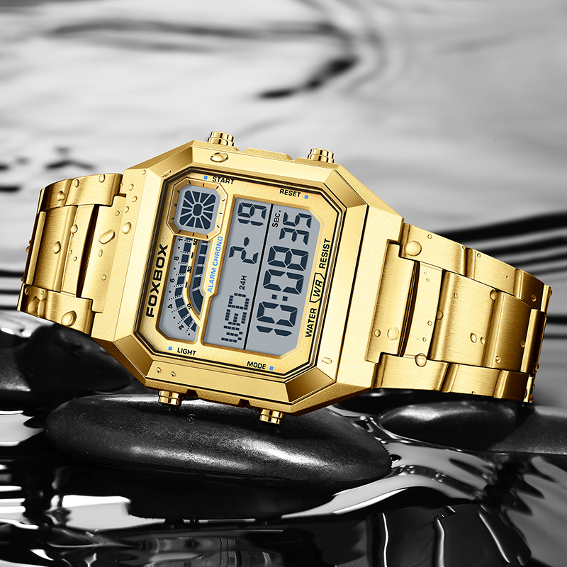 FOXBOX LIGE Fashion Luxury Dig - đánh giá và giá Luxury Watch Hd