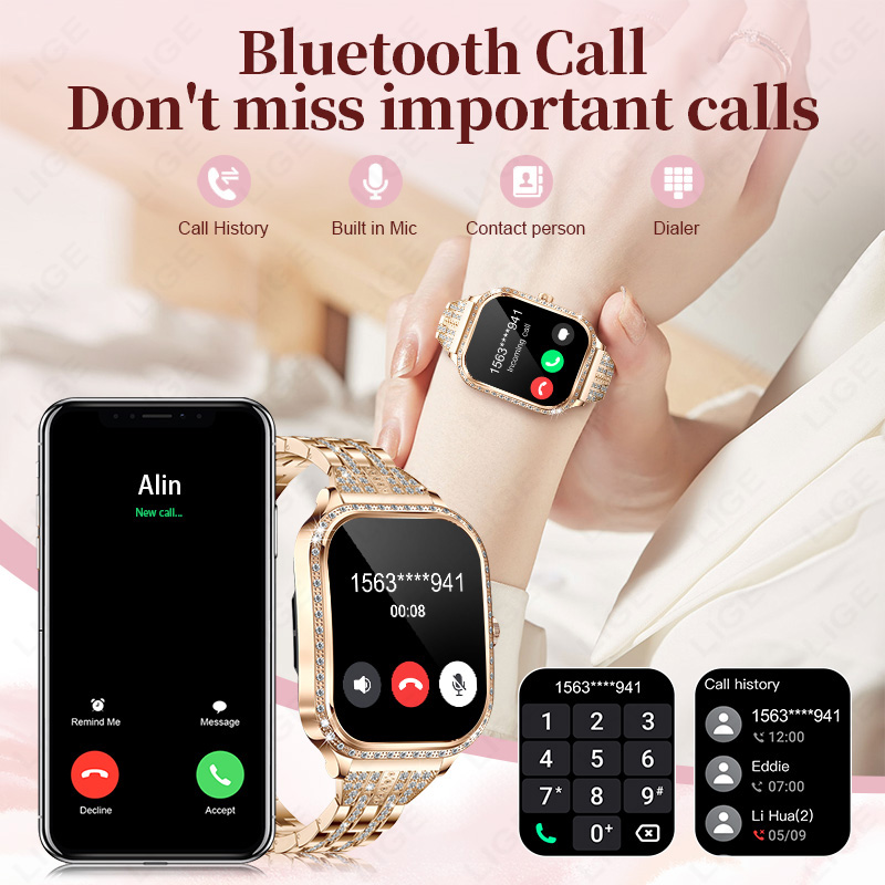 New Luxury Smart Watch Ladies  - đánh giá và giá Luxury Watch Hd
