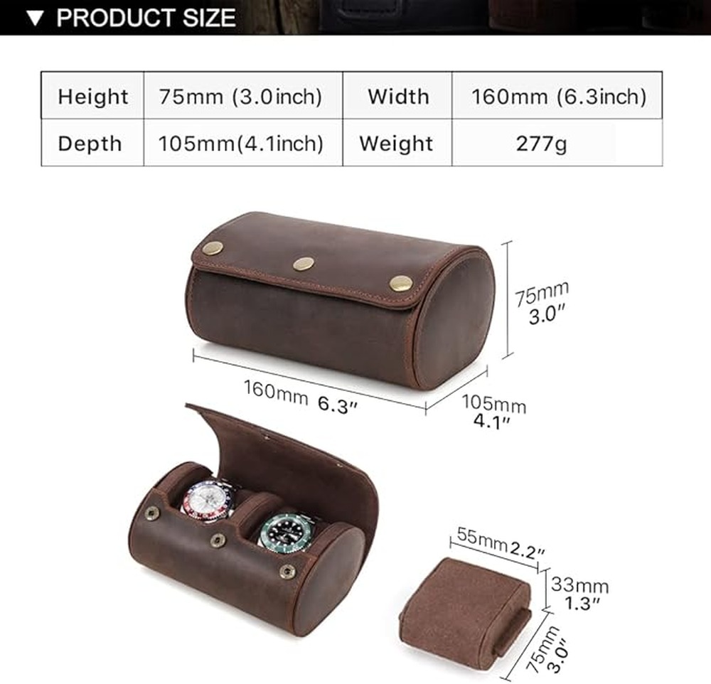 Luxury Watch Travel Case Handm - đánh giá và giá Luxury Watch Case Travel