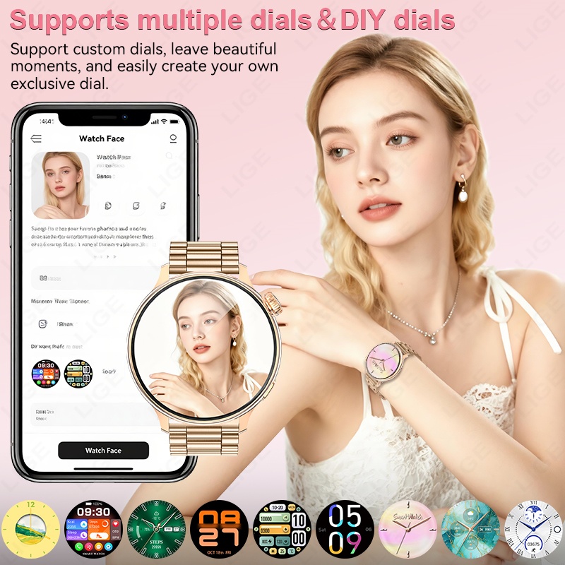 LIGE Luxury Women Smart Watch  - đánh giá và giá Luxury Watch Hd