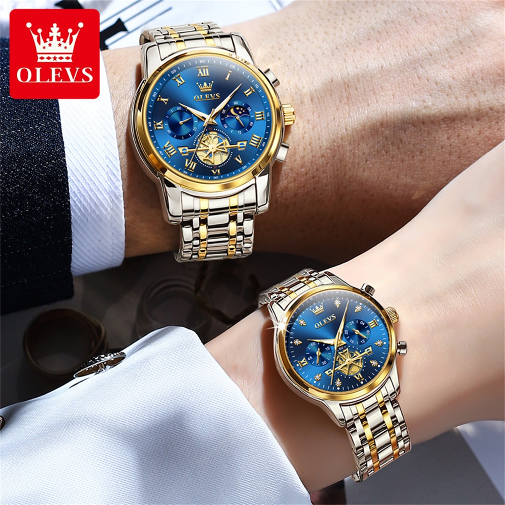 OLEVS Quartz Couple Watch Luxu - đánh giá và giá Luxury Watch Time