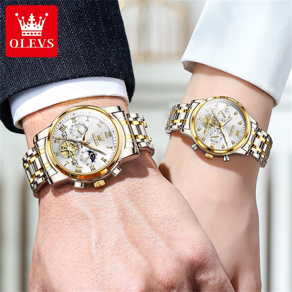 OLEVS Quartz Couple Watch Luxu - đánh giá và giá Luxury Watch Time