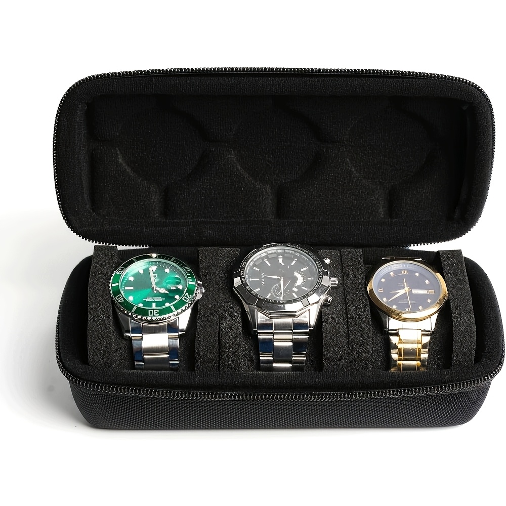 1/2 PC Luxury 3-slot Watch Tra - đánh giá và giá Luxury Watch Case Travel