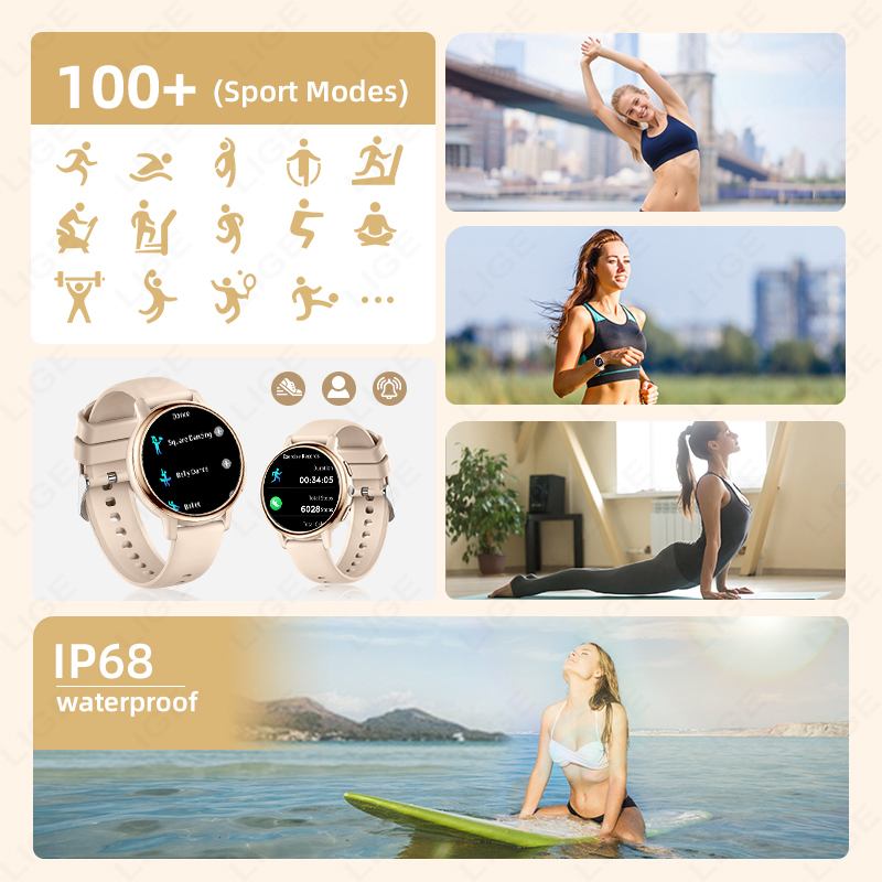 2026 LIGE Women Smart Watch Lu - đánh giá và giá Luxury Watch Hd
