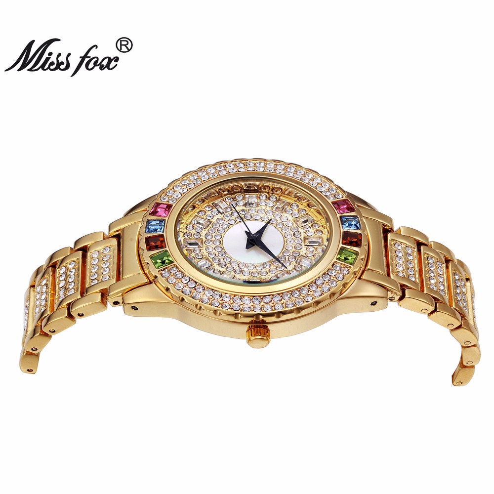 MISSFOX Nữ Vàng Đảng Đồng Hồ N - đánh giá và giá Luxury Watch China