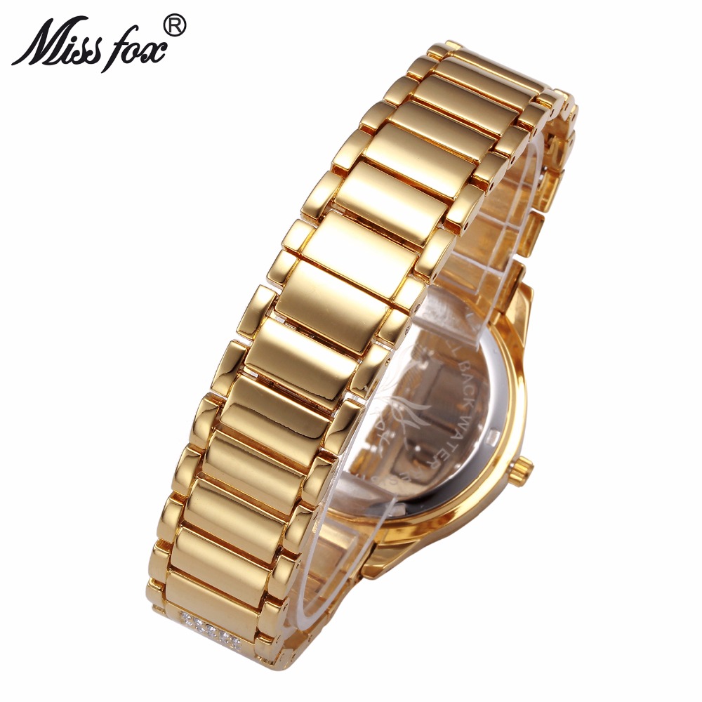 MISSFOX Nữ Vàng Đảng Đồng Hồ N - đánh giá và giá Luxury Watch China