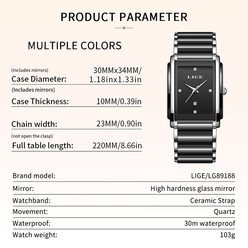 LIGE New Luxury Women Watches  - đánh giá và giá Luxury Watch Storage