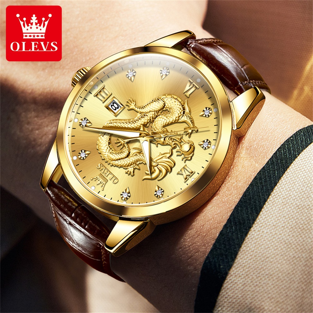 OLEVS Top Brand Mens Watch Fas - đánh giá và giá Luxury Watch China