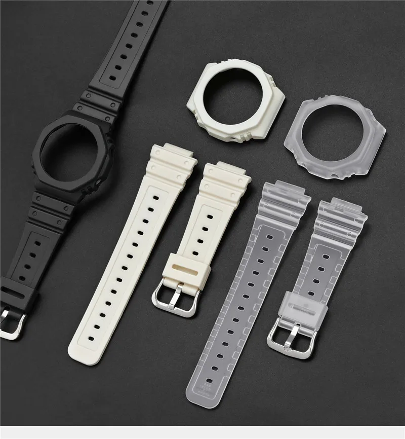 Rubber Watch Strap Case Bezel  - đánh giá và giá Casio Watch G-Shock Ga-2100
