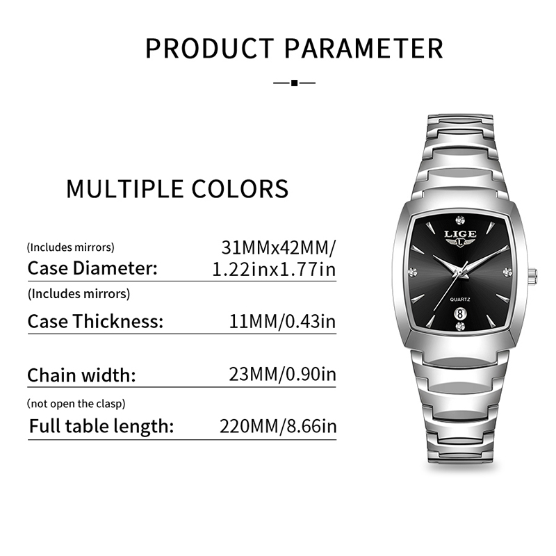 LIGE Watch women Business Luxu - đánh giá và giá Luxury Watch Usa