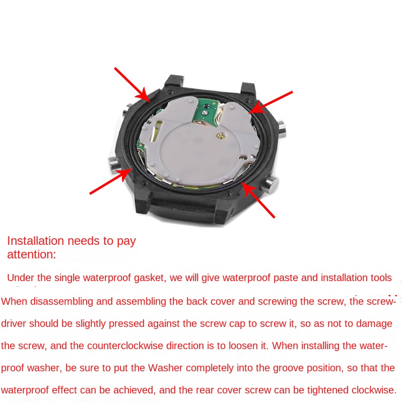 Rear cover waterproof ring for - đánh giá và giá Casio Watch G-Shock Ga-2100