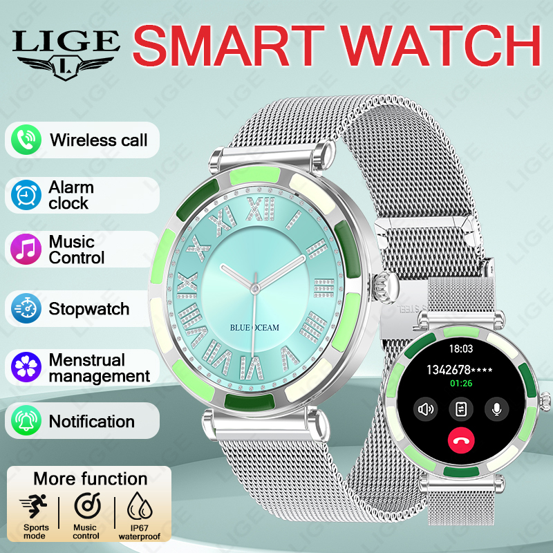 LIGE Luxury Women Smart Watche - đánh giá và giá Luxury Watch Hd