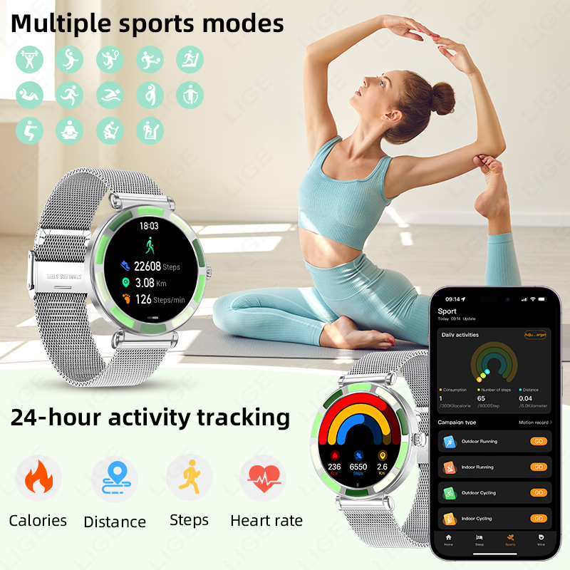 LIGE Luxury Women Smart Watche - đánh giá và giá Luxury Watch Hd