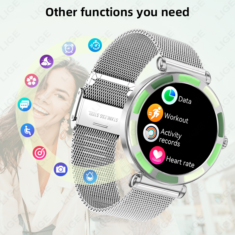 LIGE Luxury Women Smart Watche - đánh giá và giá Luxury Watch Hd