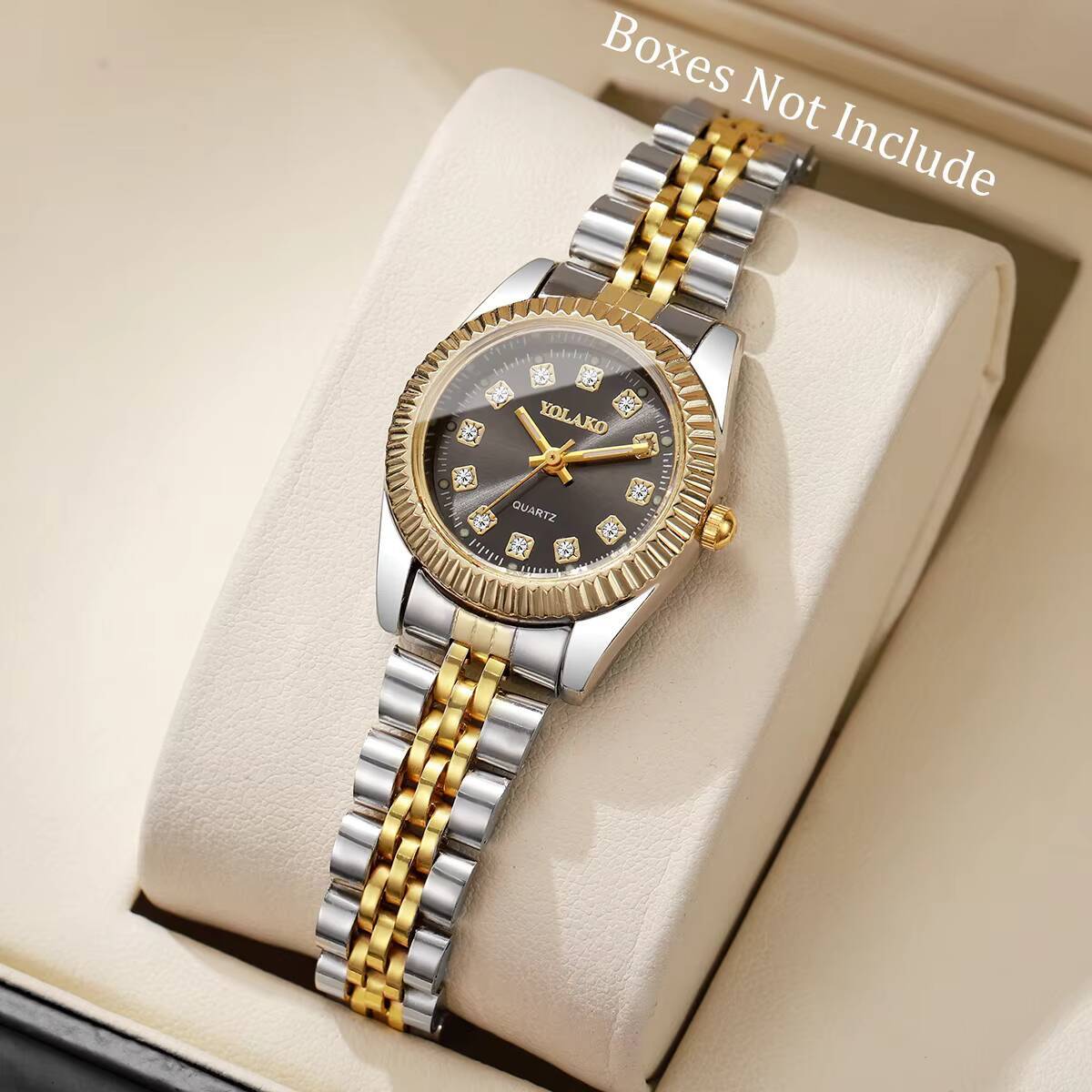 Fashion Rhinestone Women Quart - đánh giá và giá Luxury Watch Storage