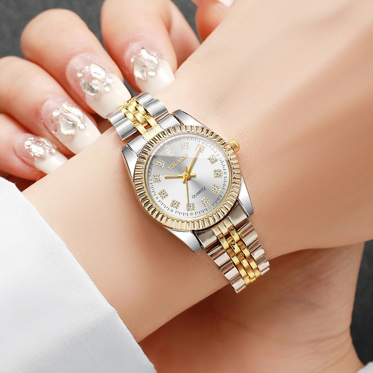 Fashion Rhinestone Women Quart - đánh giá và giá Luxury Watch Storage