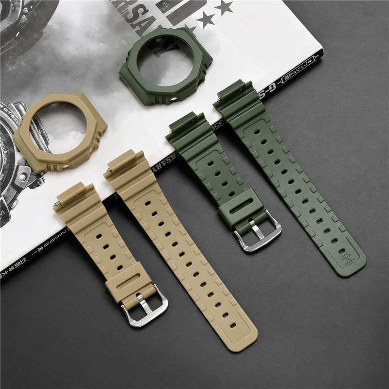 Rubber Watch Strap Case Bezel  - đánh giá và giá Casio Watch G-Shock Ga-2100