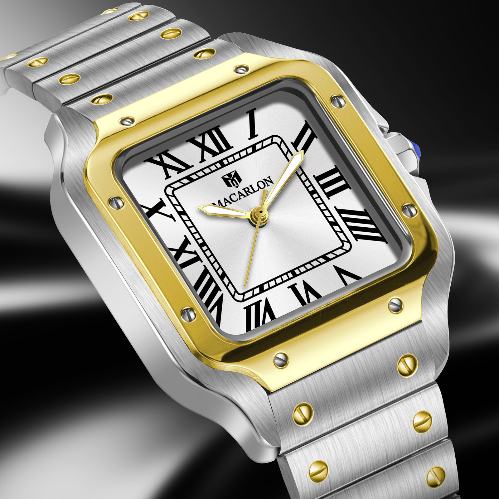 MACARLON Square Men's Automati - đánh giá và giá Luxury Watch China