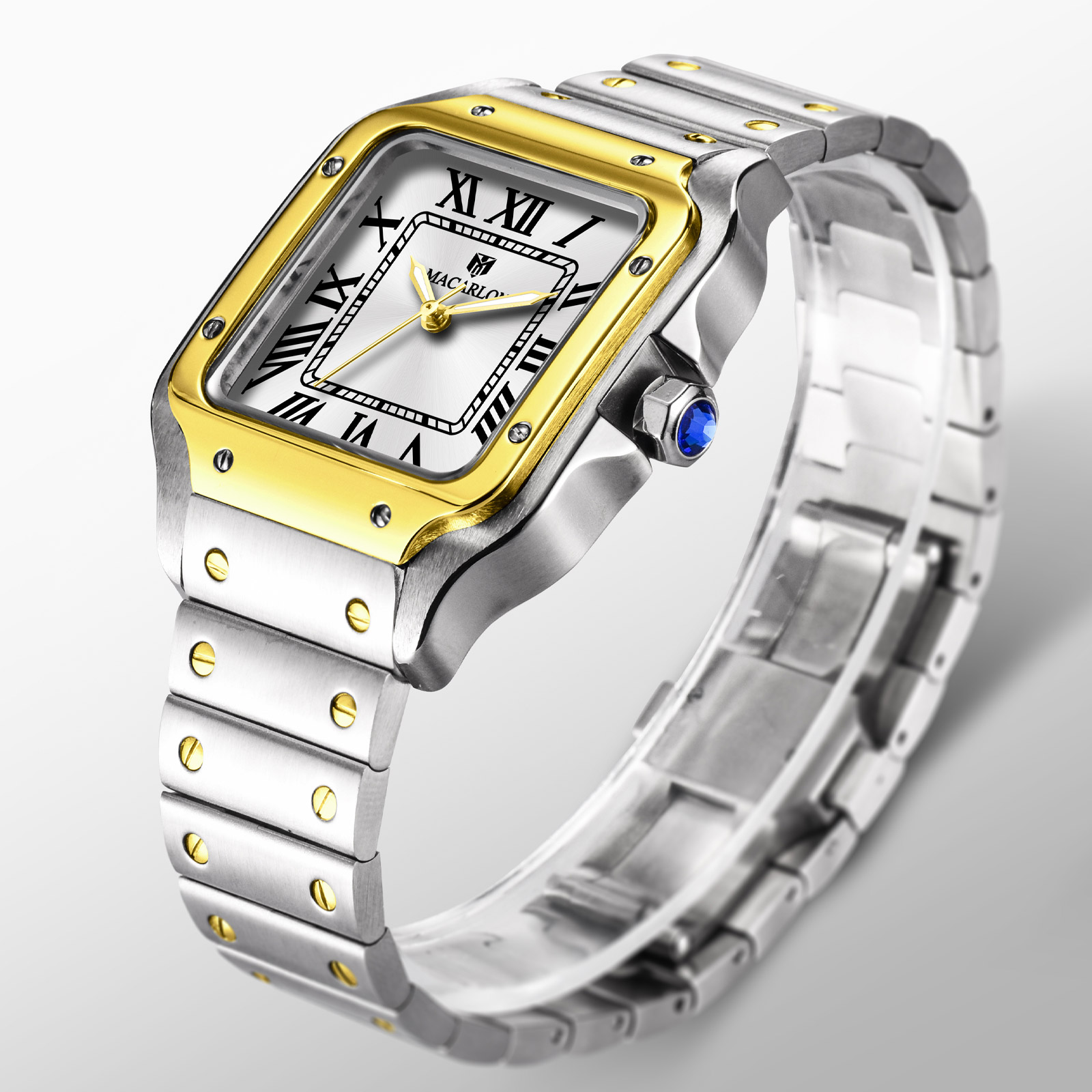 MACARLON Square Men's Automati - đánh giá và giá Luxury Watch China