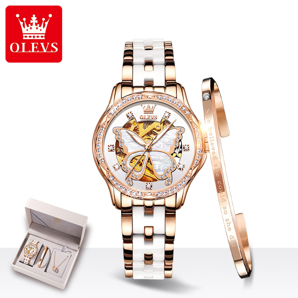 OLEVS 6622 Luxury Women All Au - đánh giá và giá Luxury Watch Hd